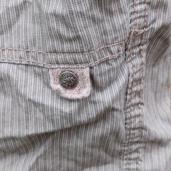 ATTRACTIVE Pin Stripe Woman's CARGO SKIRT Size 12 Dalia Collection - Picture 6 of 12